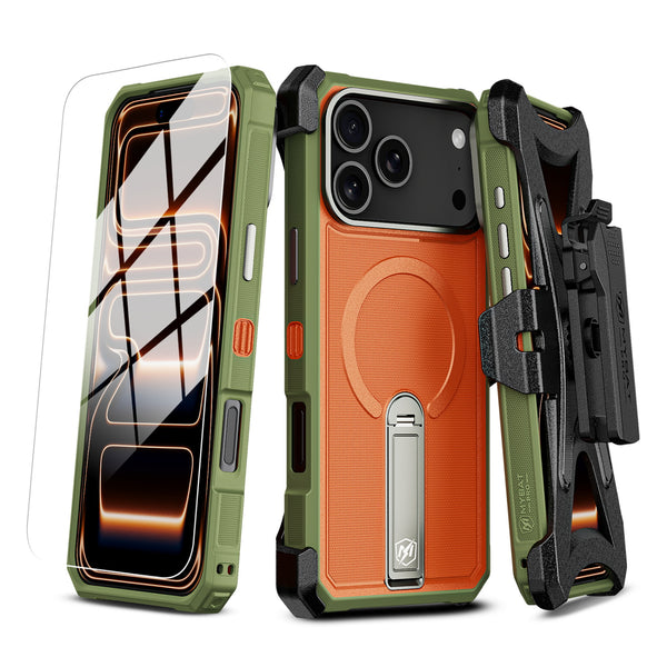 MyBat Pro Renegade Series Case with 360° Locking Kickstand and Holster for Apple iPhone 18 Pro Max / 17 Pro Max -Cosmic Orange - RIP18PMCS3NRS005.JPG