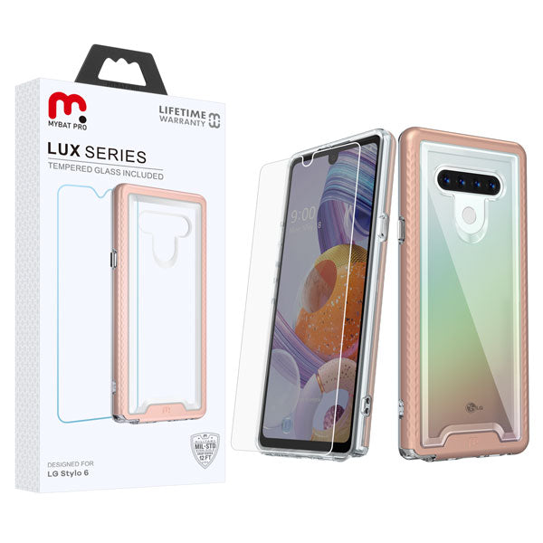 MyBat Pro Lux Series Case for LG Stylo 6 - Rose Gold - RLSTL6CSG5TS003-1.jpg