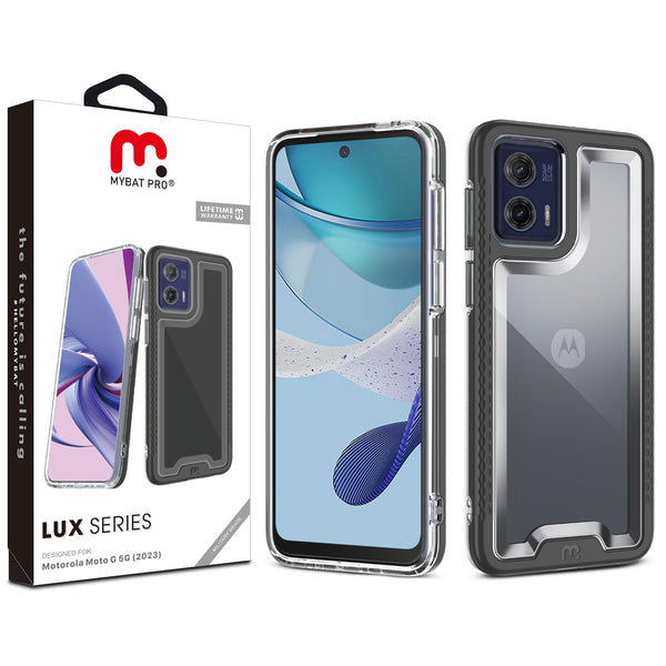 MyBat Pro Lux Series Case for Motorola Moto G 5G (2023) - Black - RMG5G23CSG5TS001-1.jpg