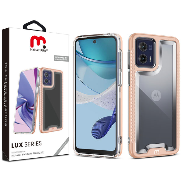 MyBat Pro Lux Series Case for Motorola Moto G 5G (2023) - Rose Gold - RMG5G23CSG5TS003-1.jpg