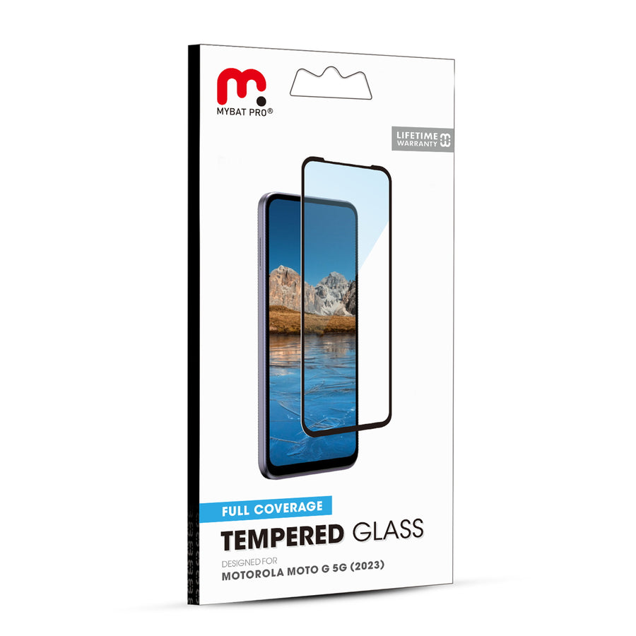 MyBat Pro Full Coverage Tempered Glass Screen Protector for Motorola Moto G 5G (2023) - Black - RMG5G23SC85A-7.jpg
