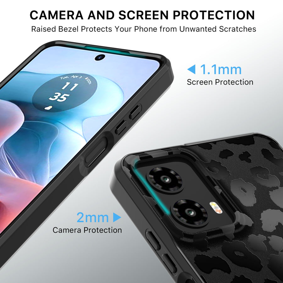 MyBat Pro Mood Series Case for Motorola Moto G 5G (2024) - Black Leopard - RMG5G24CSFSSM377-4.jpg