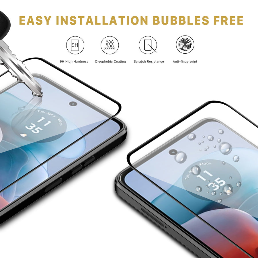 MyBat Pro Full Coverage Tempered Glass Screen Protector for Motorola Moto G 5G (2024) - Black - RMG5G24SC85A-6.jpg