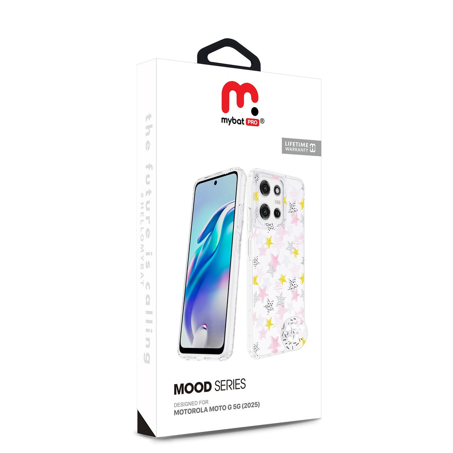 MyBat Pro Mood Series Case (with Diamonds) for Motorola Moto G 5G (2025) - Starstruck