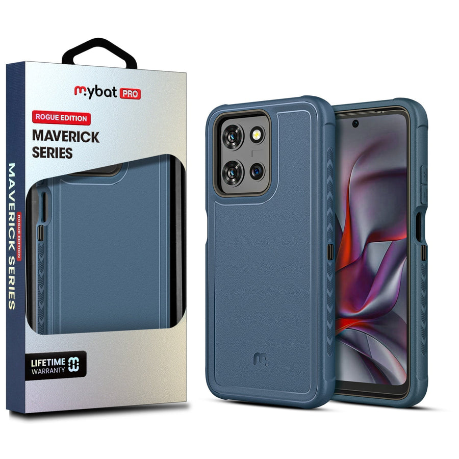 MyBat Pro Maverick Series Rogue Edition Case for Motorola Moto G 5G (2026)/Moto G Play (2026) / Moto G 5G (2025) - Blue