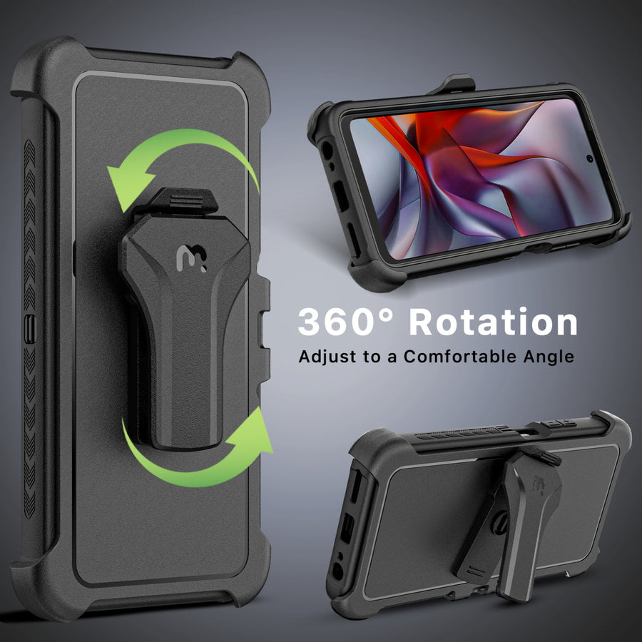 MyBat Pro Maverick Series Case w/ Holster for Motorola Moto G 5G (2026)/Moto G Play (2026) / Moto G 5G (2025) - Black - RMG5G26CS3NXS001-5.jpg