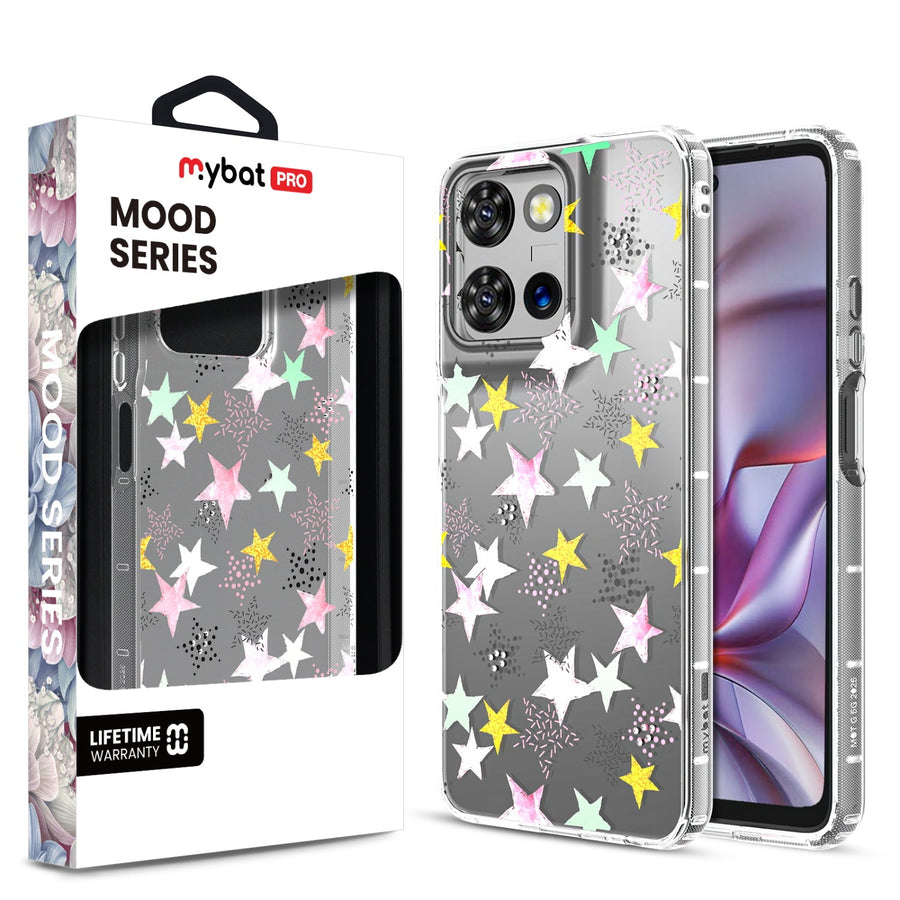 MyBat Pro Mood Series Case (with Diamonds) for Motorola Moto G 5G (2026)/Moto G Play (2026) / Moto G 5G (2025) - Starstruck