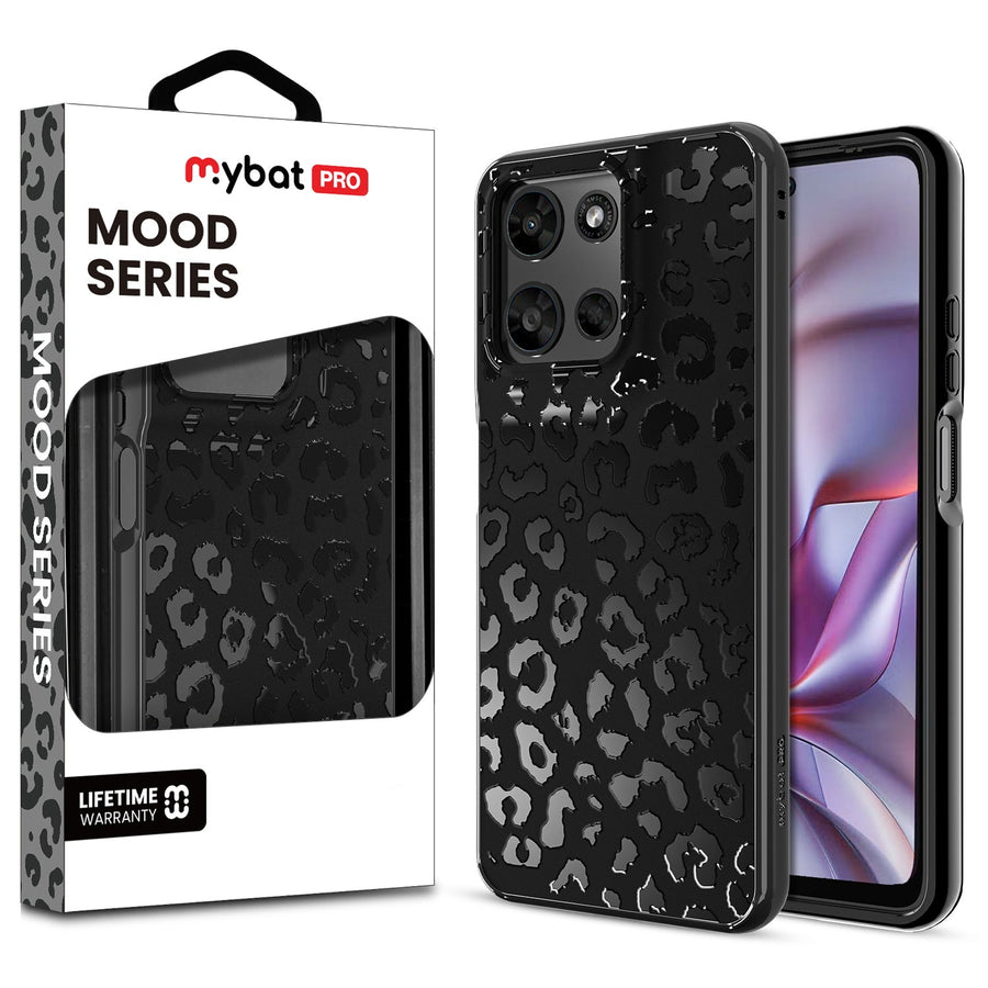 MyBat Pro Mood Series Case for Motorola Moto G 5G (2026)/Moto G Play (2026) / Moto G 5G (2025) - Black Leopard