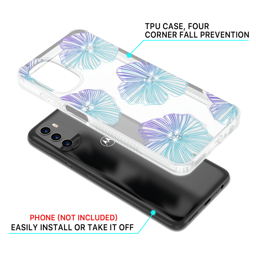 MyBat Pro Mood Diamond Series Case for Motorola Moto G 5G (2022) - Seashells - RMG5GCSFSSD153-7.jpg