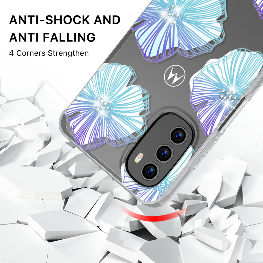 MyBat Pro Mood Diamond Series Case for Motorola Moto G 5G (2022) - Seashells - RMG5GCSFSSD153-9.jpg
