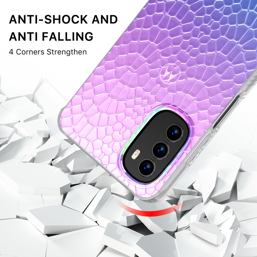 MyBat Pro Mood Series Case for Motorola Moto G 5G (2022) - Iridescent Snake - RMG5GCSFSSM367-9.jpg