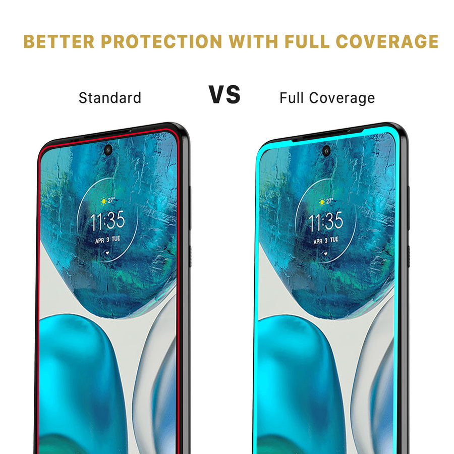 MyBat Pro Full Coverage Tempered Glass Screen Protector for Motorola Moto G 5G (2022) - Clear - RMG5GSC85A-5.jpg