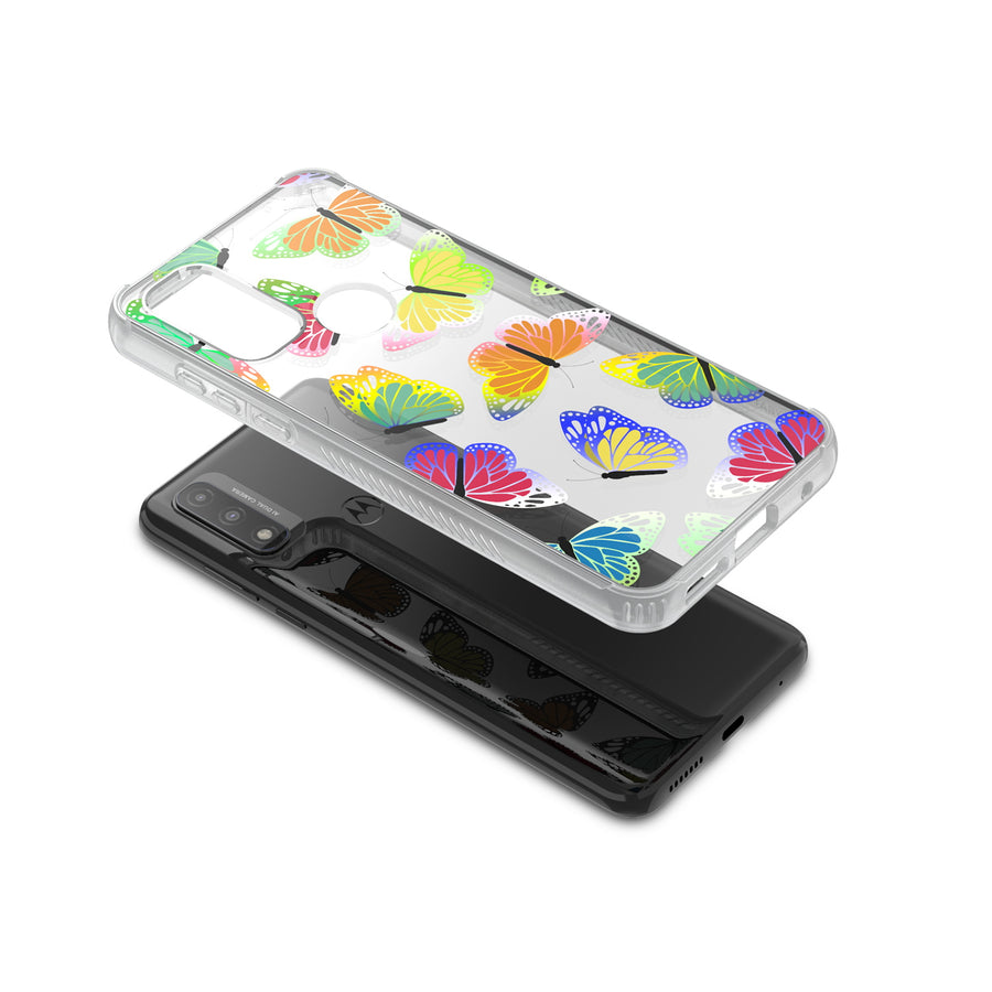 MyBat Pro Mood Series Case for Motorola Moto G Pure - Neon Butterflies - RMGPCSFSSM368-6.jpg
