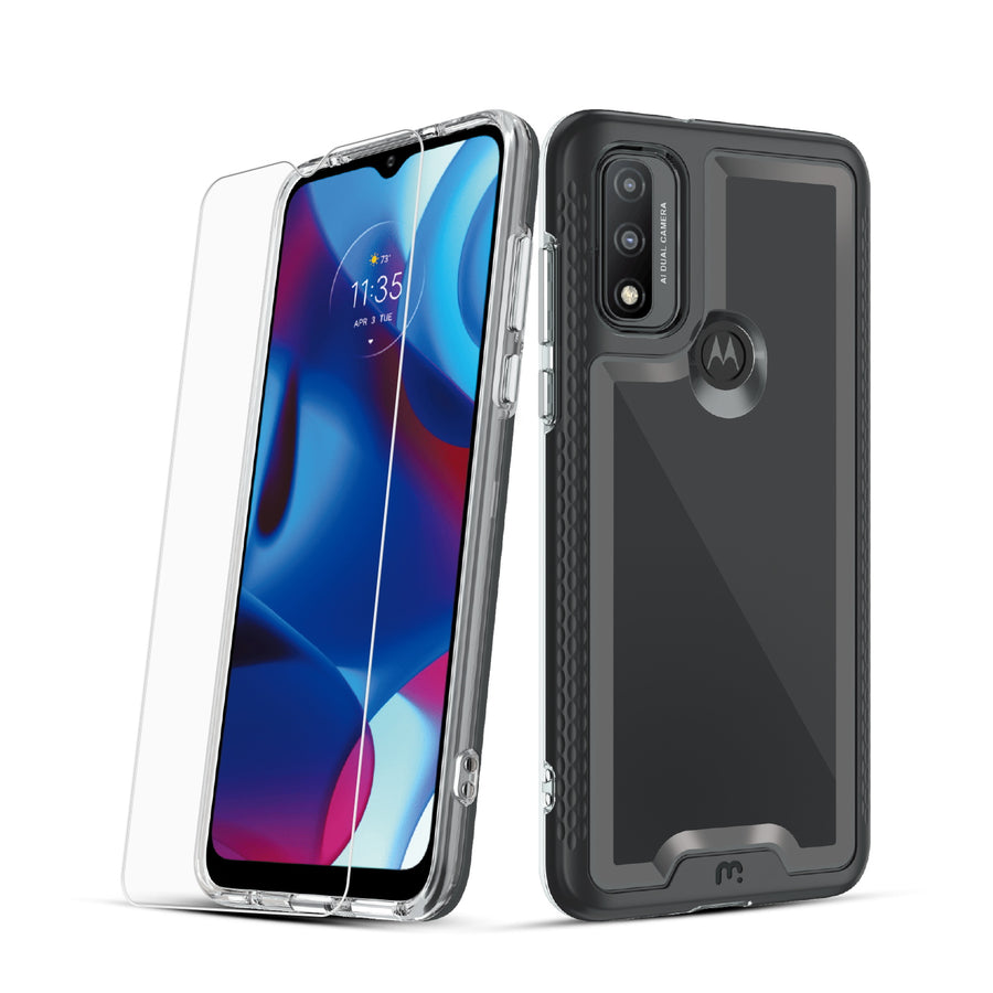 MyBat Pro Lux Series Case for Motorola Moto G Pure - Black - RMGPCSG5TS001-2.jpg