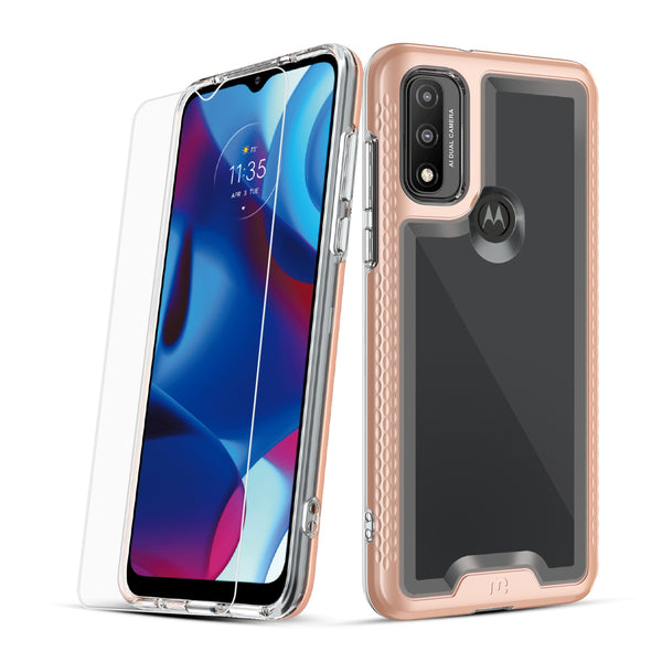 MyBat Pro Lux Series Case for Motorola Moto G Pure - Rose Gold - RMGPCSG5TS003-2.jpg
