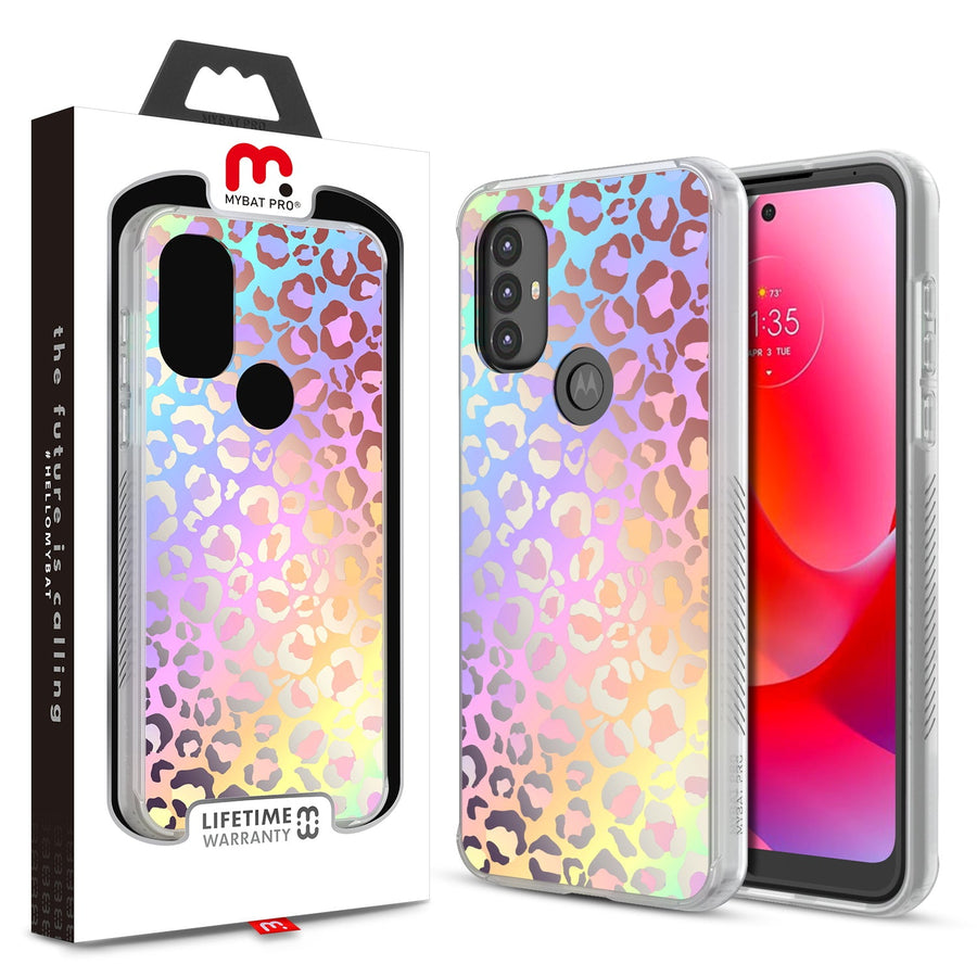 MyBat Pro Mood Series Case for Motorola Moto G Power (2022) - Holographic Leopard