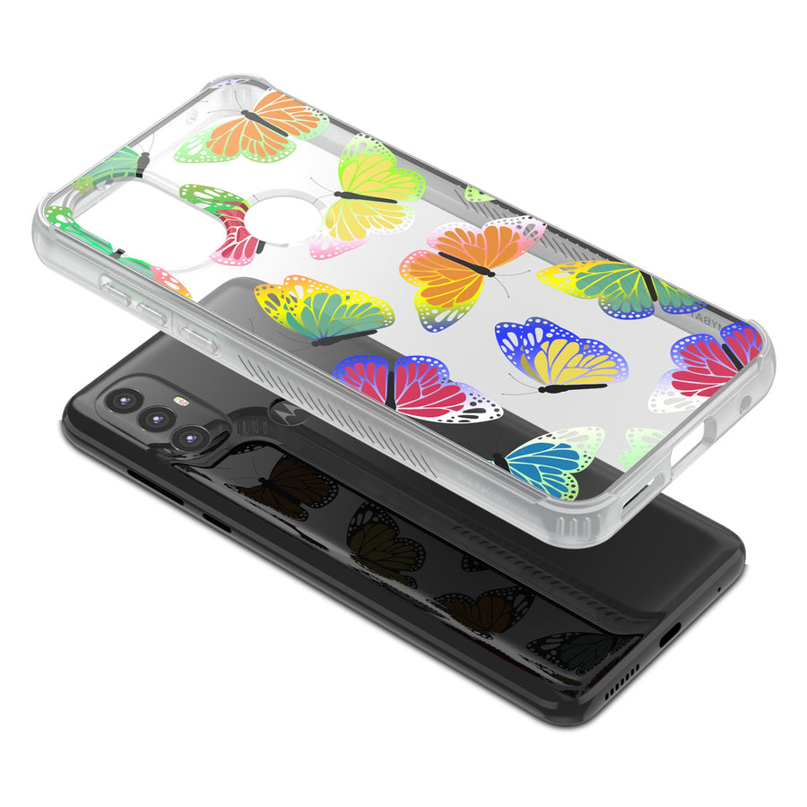 MyBat Pro Mood Series Case for Motorola Moto G Power (2022) - Neon Butterfies - RMGPW22CSFSSM368-6.jpg