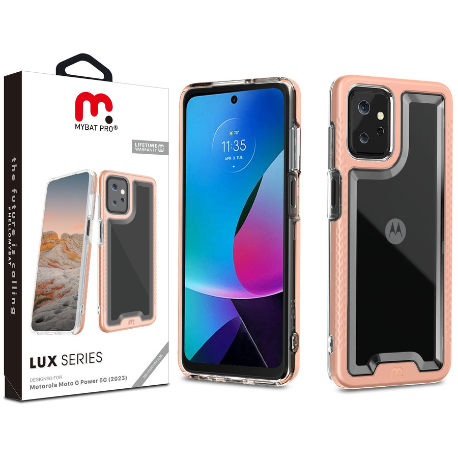 MyBat Pro Lux Series Case for Motorola Moto G Power 5G (2023) - Rose Gold