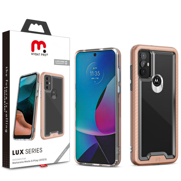MyBat Pro Lux Series Case for Motorola Moto G Play (2023) - Rose Gold - RMGPY23CSG5TS003-1.jpg