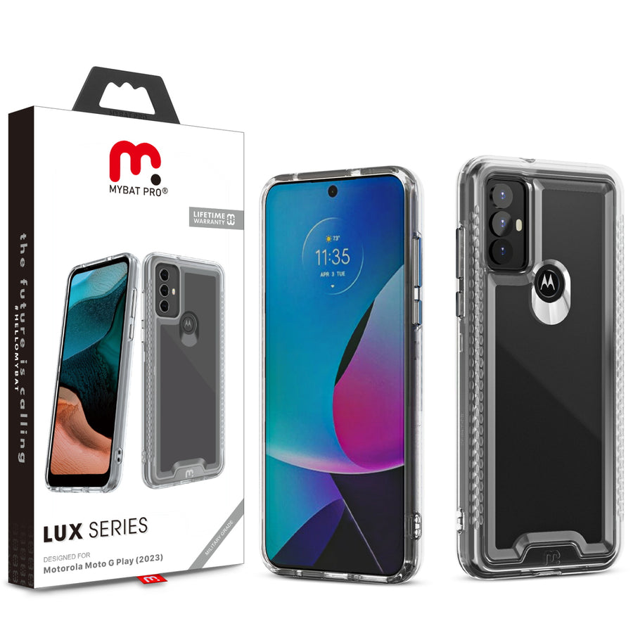 MyBat Pro Lux Series Case for Motorola Moto G Play (2023) - Clear - RMGPY23CSG5TT001-1.jpg