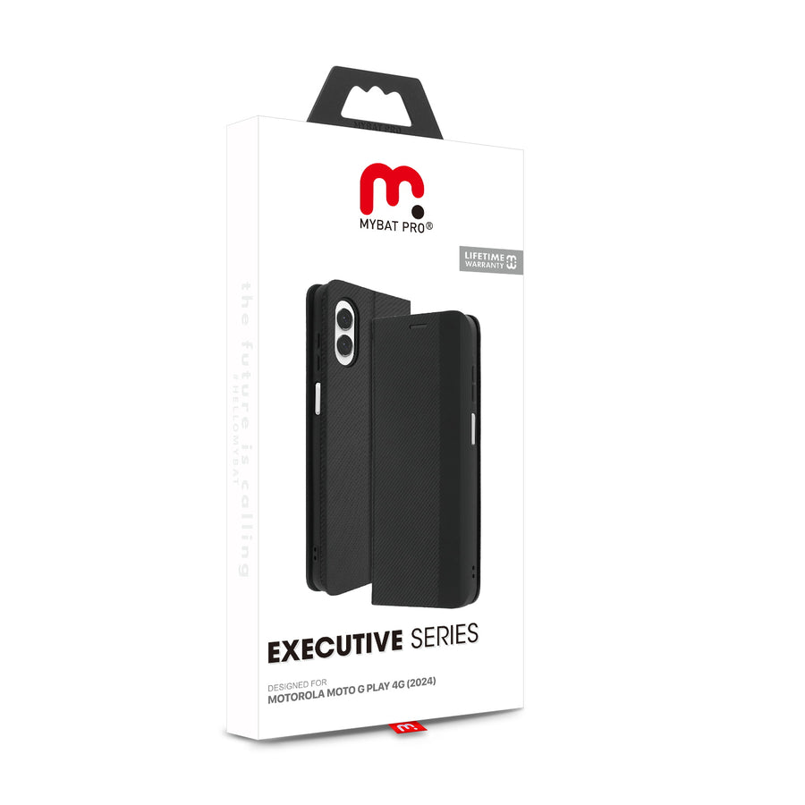 MyBat Pro Executive Series Wallet Case for Motorola Moto G Play 4G (2024) - Black - RMGPY24PCMJP001-7.jpg