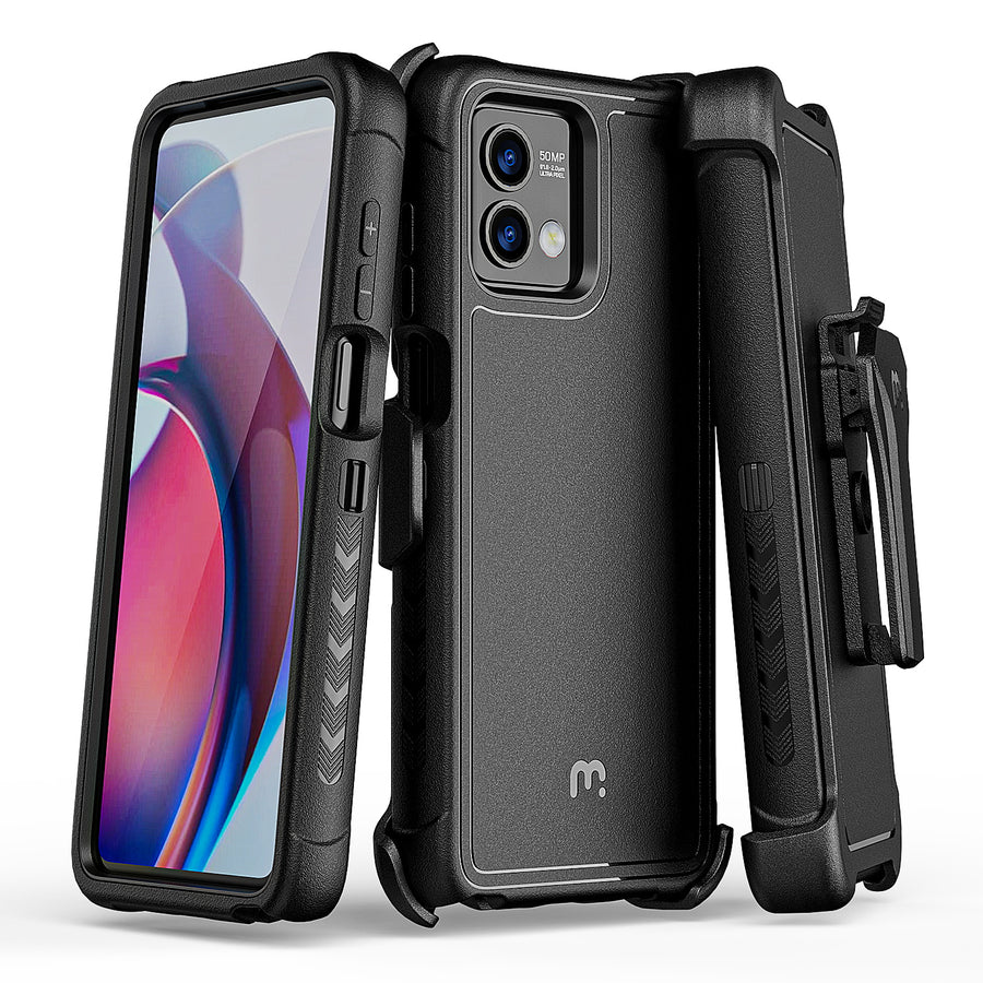 MyBat Pro Maverick Series Case w/ Holster for Motorola Moto G Stylus 5G (2023) - Black - RMGS5G23CS3NXS001-2.jpg