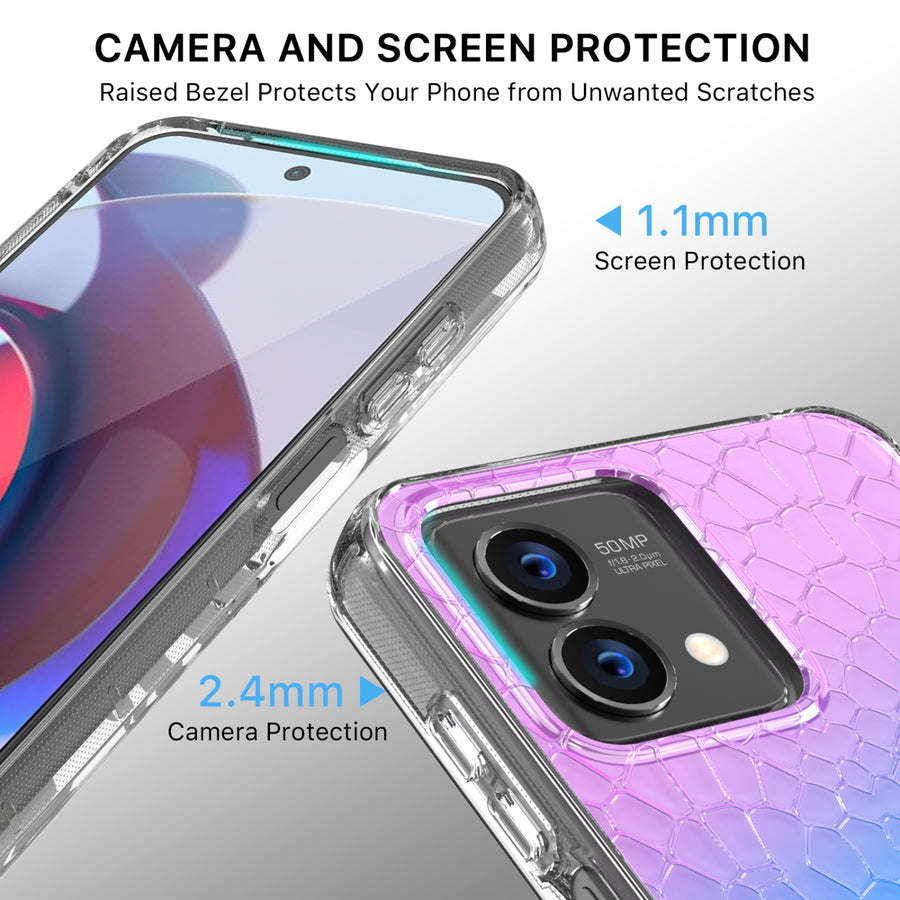 MyBat Pro Mood Series Case for Motorola Moto G Stylus 5G (2023) - Iridescent Snake - RMGS5G23CSFSSM367-4.jpg