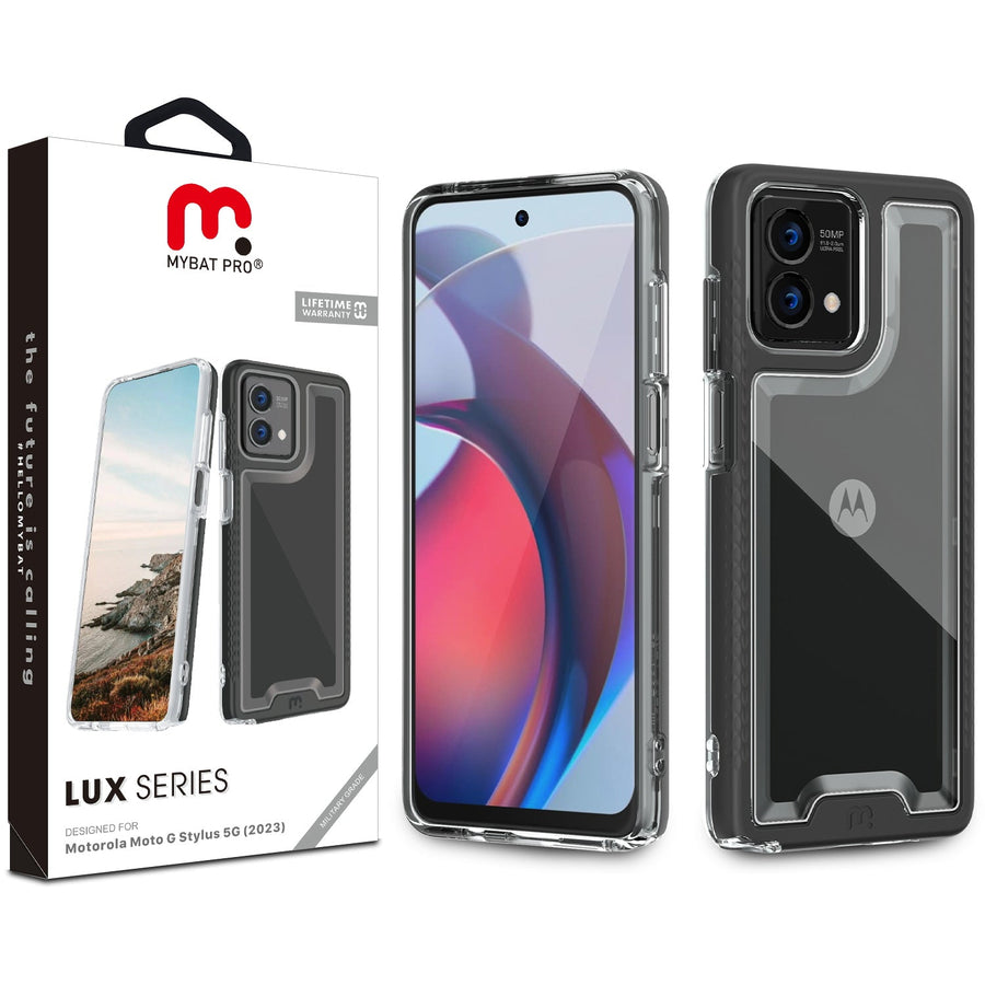 MyBat Pro Lux Series Case for Motorola Moto G Stylus 5G (2023) - Black