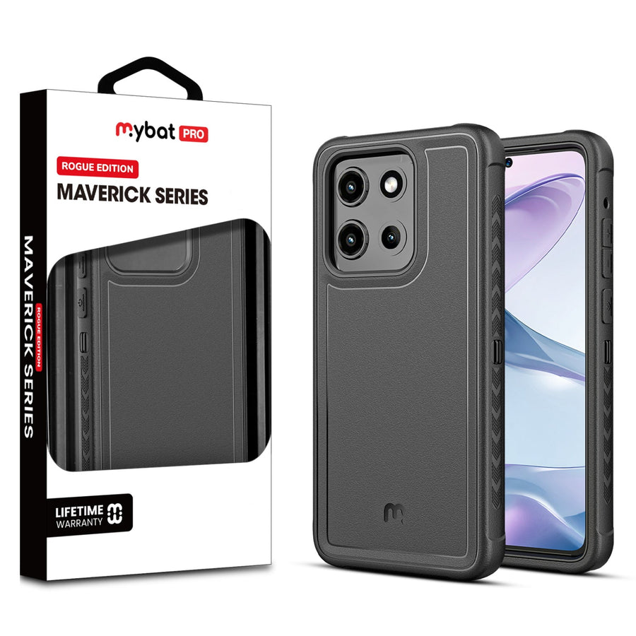 MyBat Pro Maverick Series Rogue Edition Case for Motorola Moto G Stylus 5G (2025) - Black