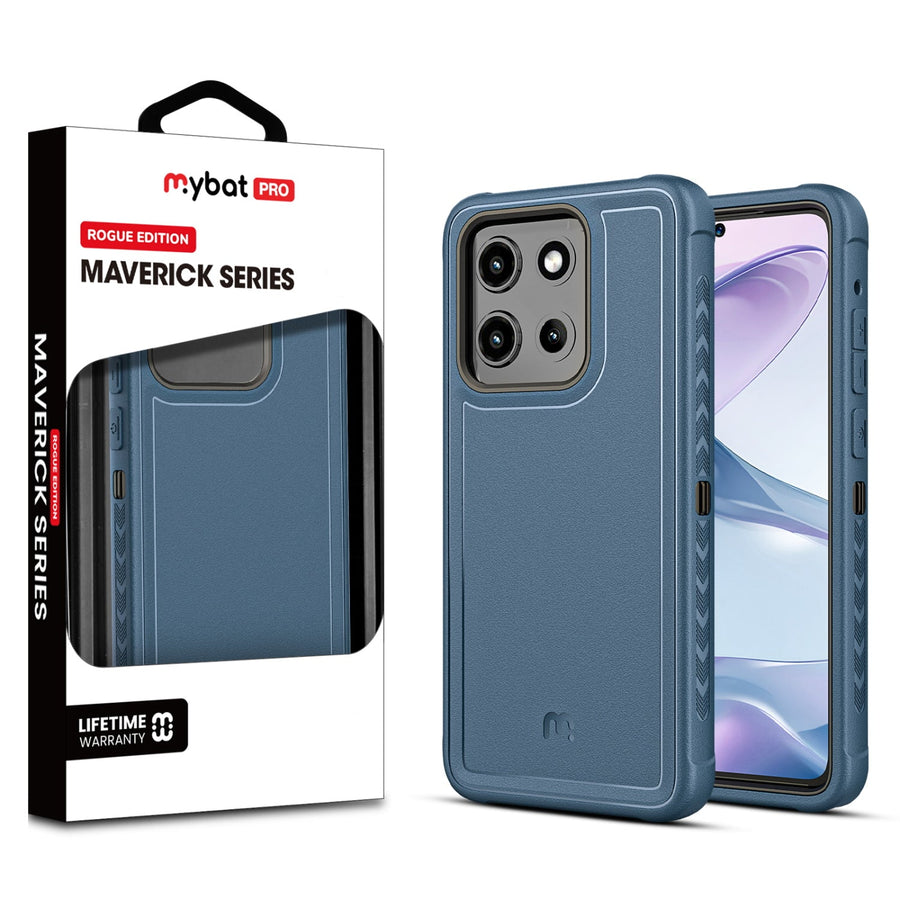 MyBat Pro Maverick Series Rogue Edition Case for Motorola Moto G Stylus 5G (2025) - Blue