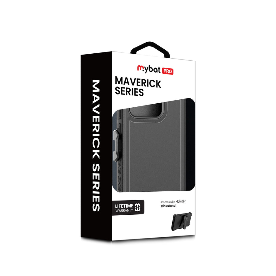 MyBat Pro Maverick Series Case w/ Holster for Motorola Moto G Stylus 5G (2025) - Black - RMGS5G25CS3NXS001-7.jpg