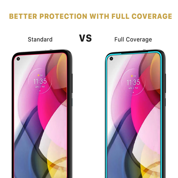 MyBat Pro Full Coverage Tempered Glass Screen Protector for Motorola Moto G Stylus (2021) / Moto G Stylus 5G (2021) - Clear - RMGST21SC85A-4.jpg