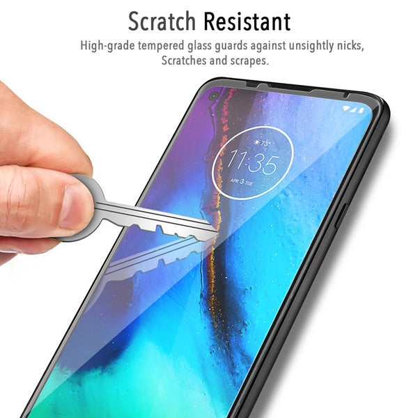 MyBat Pro Full Coverage Tempered Glass Screen Protector for Motorola Moto G Stylus (2020) / Moto G Power (2020) - Clear - RMGSTSC85A-4.jpg