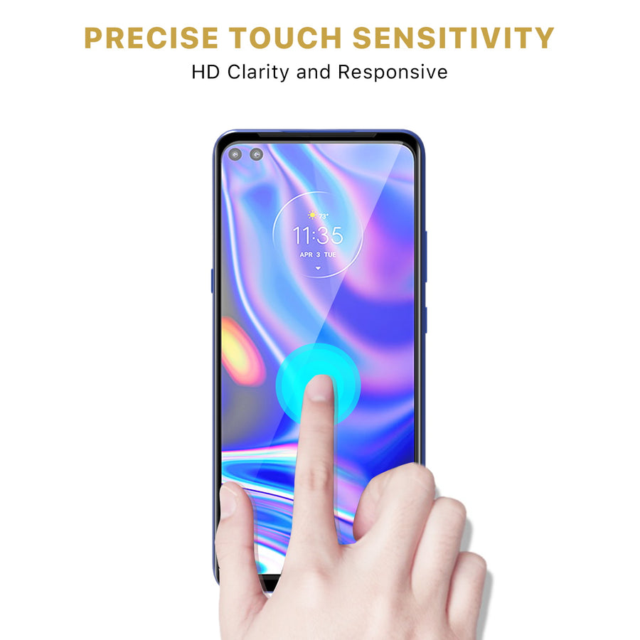 MyBat Pro Full Coverage Tempered Glass Screen Protector for Motorola Moto One 5G - Clear - RMO5GSC85A-6.jpg