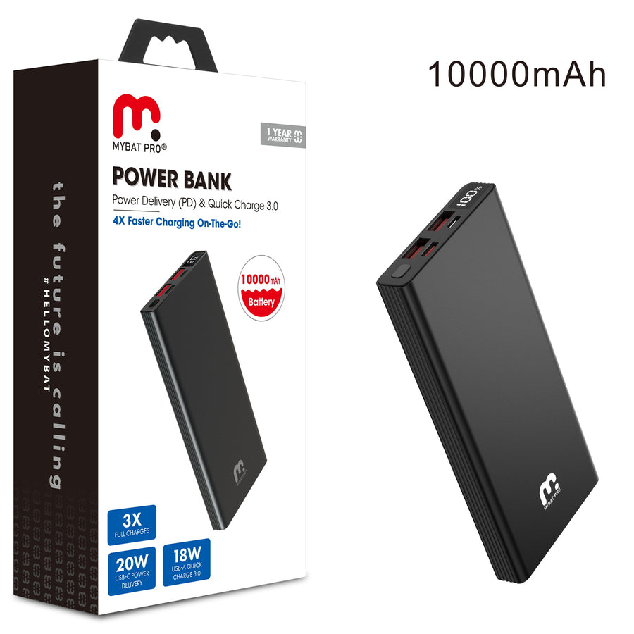 MyBat Pro 10000mAh Power Delivery Power Bank (20W) - Black - RPBBAT001-1.jpg