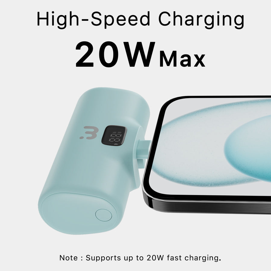MyBat Pro 5000mAh USB-C Portable Quick Charging Power Bank (with Stand) - Blue - RPBBAT083-7.jpg