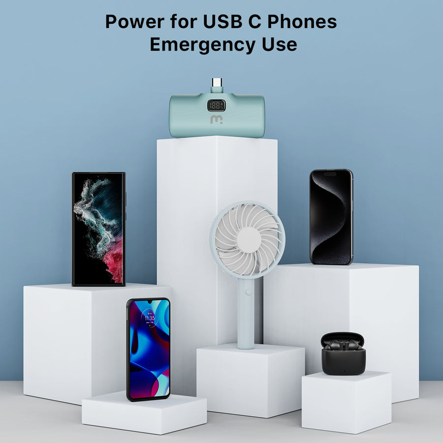 MyBat Pro 5000mAh USB-C Portable Quick Charging Power Bank (with Stand) - Blue - RPBBAT083-9.jpg