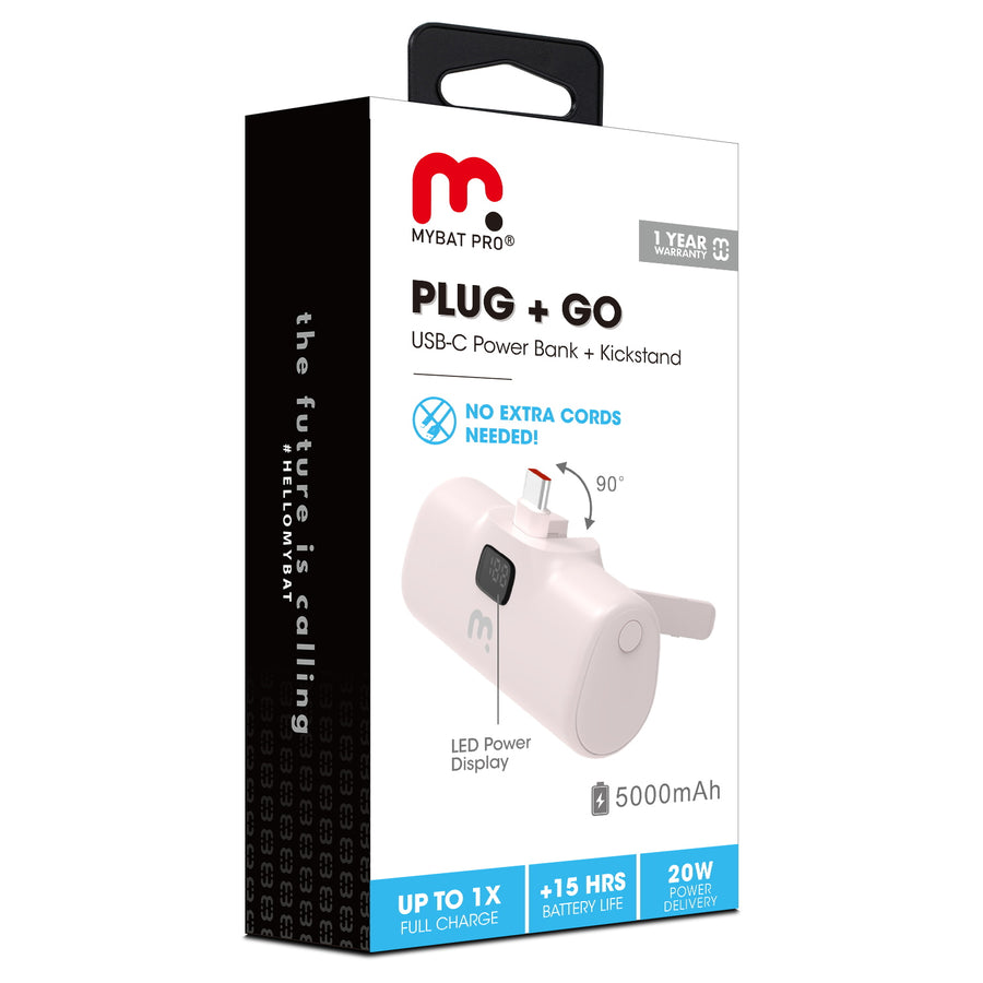 MyBat Pro 5000mAh USB-C Portable Quick Charging Power Bank (with Stand) - Pink - RPBBAT084-10.jpg