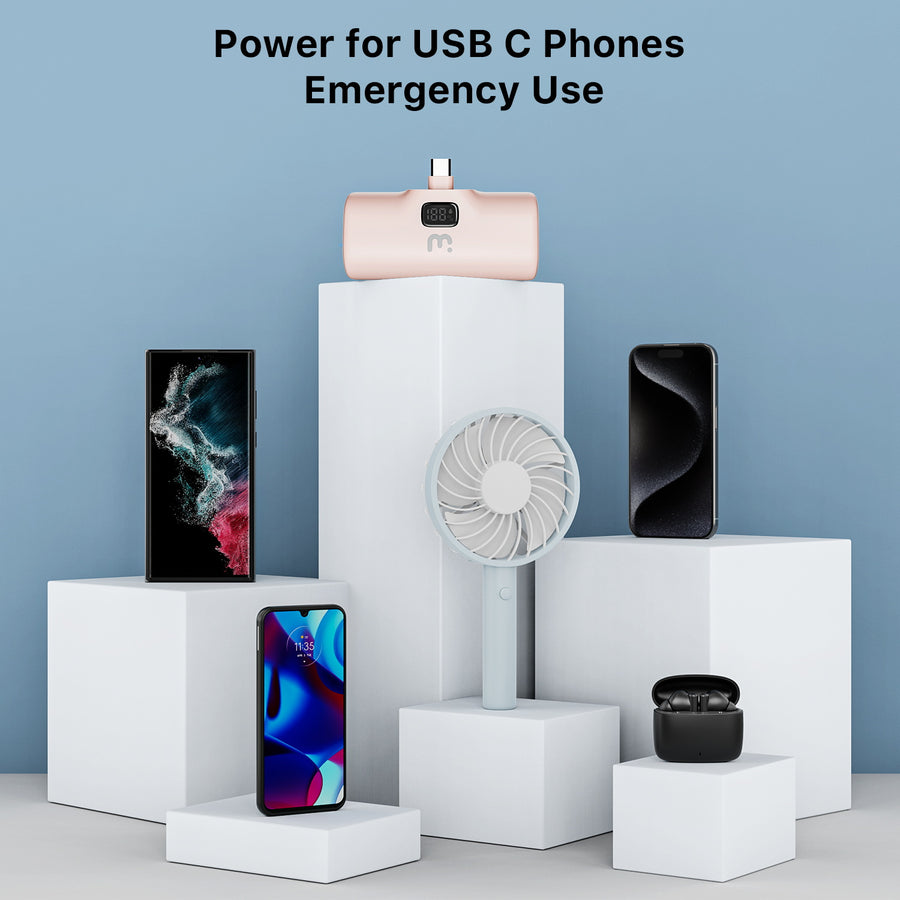 MyBat Pro 5000mAh USB-C Portable Quick Charging Power Bank (with Stand) - Pink - RPBBAT084-9.jpg