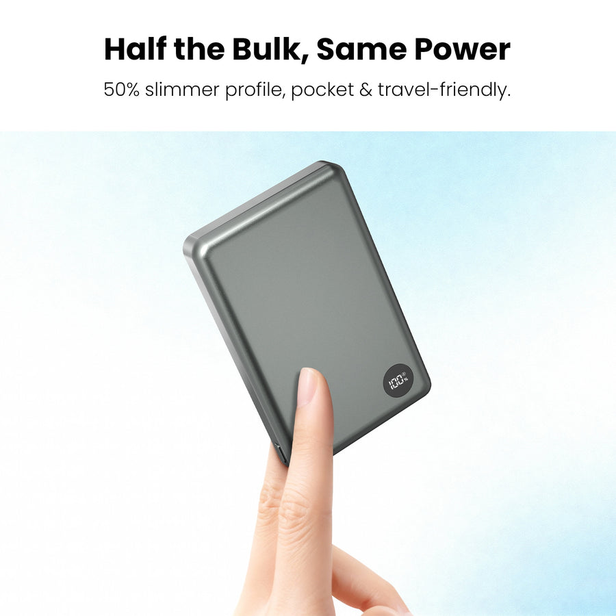 MyBat Pro 10000mAh SNAP + GO SLEEK Magnetic Wireless Power Bank - Grey Titanium - RPBBAT116-6.jpg