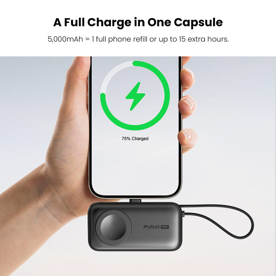 MyBat Pro Capsule 3-in-1 Power Bank with Apple Watch Charger, Built-In Cables + Kickstand - 5000 mAh - Black - RPBBAT191-7.jpg