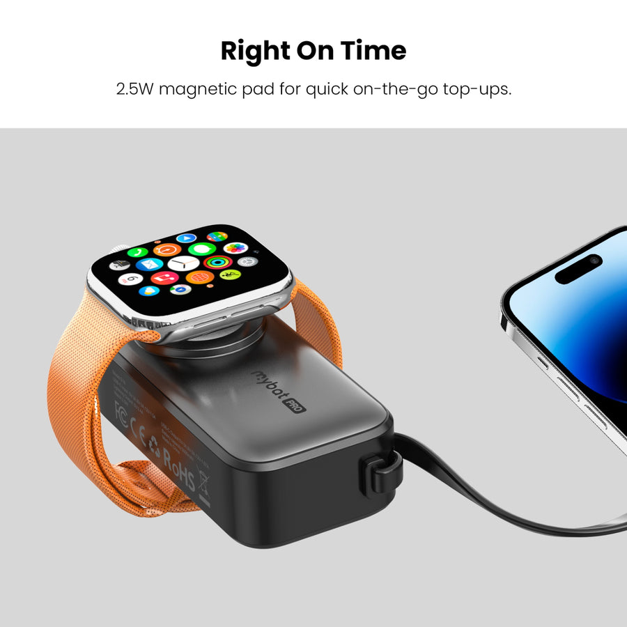 MyBat Pro Capsule 3-in-1 Power Bank with Apple Watch Charger, Built-In Cables + Kickstand - 5000 mAh - Black - RPBBAT191-8.jpg