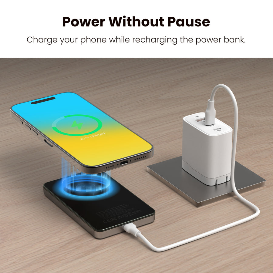 MyBat Pro SolidCore 5000mAh Slim Magnetic Wireless Charging Power Bank with Smartwatch Charger - Gray - RPBBAT201-10.jpg