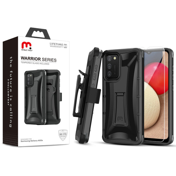MyBat Pro Warrior Series Case for Samsung Galaxy A02s - Black - RSA02SCS3NS001-1.jpg