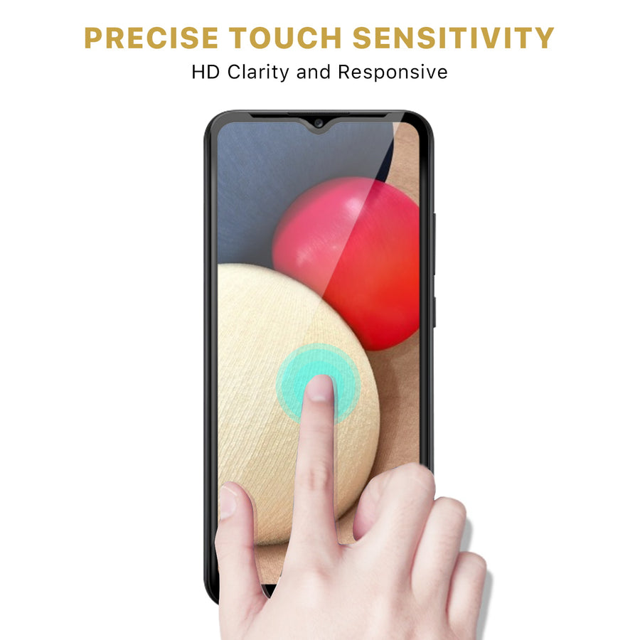 MyBat Pro Full Coverage Tempered Glass Screen Protector for Samsung Galaxy A02s - Clear - RSA02SSC85A-5.jpg