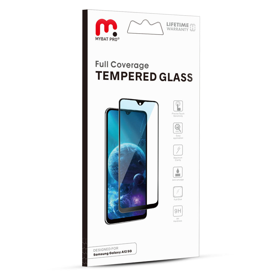 MyBat Pro Full Coverage Tempered Glass Screen Protector for Samsung Galaxy A12 5G - Clear - RSA125GSC85A-7.jpg