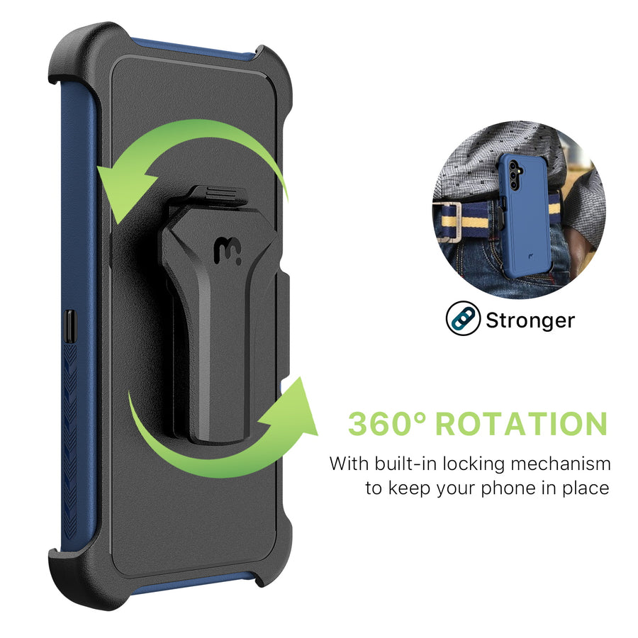 MyBat Pro Maverick Series Case w/ Holster for Samsung Galaxy A13 5G - Blue - RSA13CS3NXS002-10.jpg