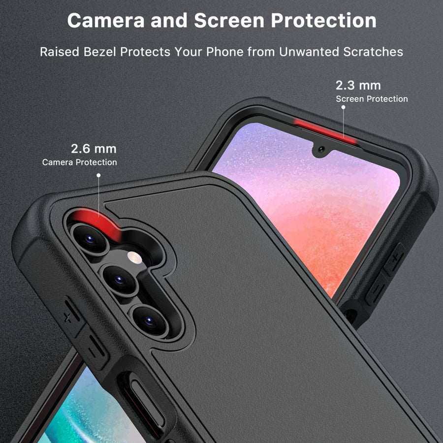 MyBat Pro Maverick Series Case w/ Holster for Samsung Galaxy A15 5G - Black - RSA155GCS3NXS001-4.jpg