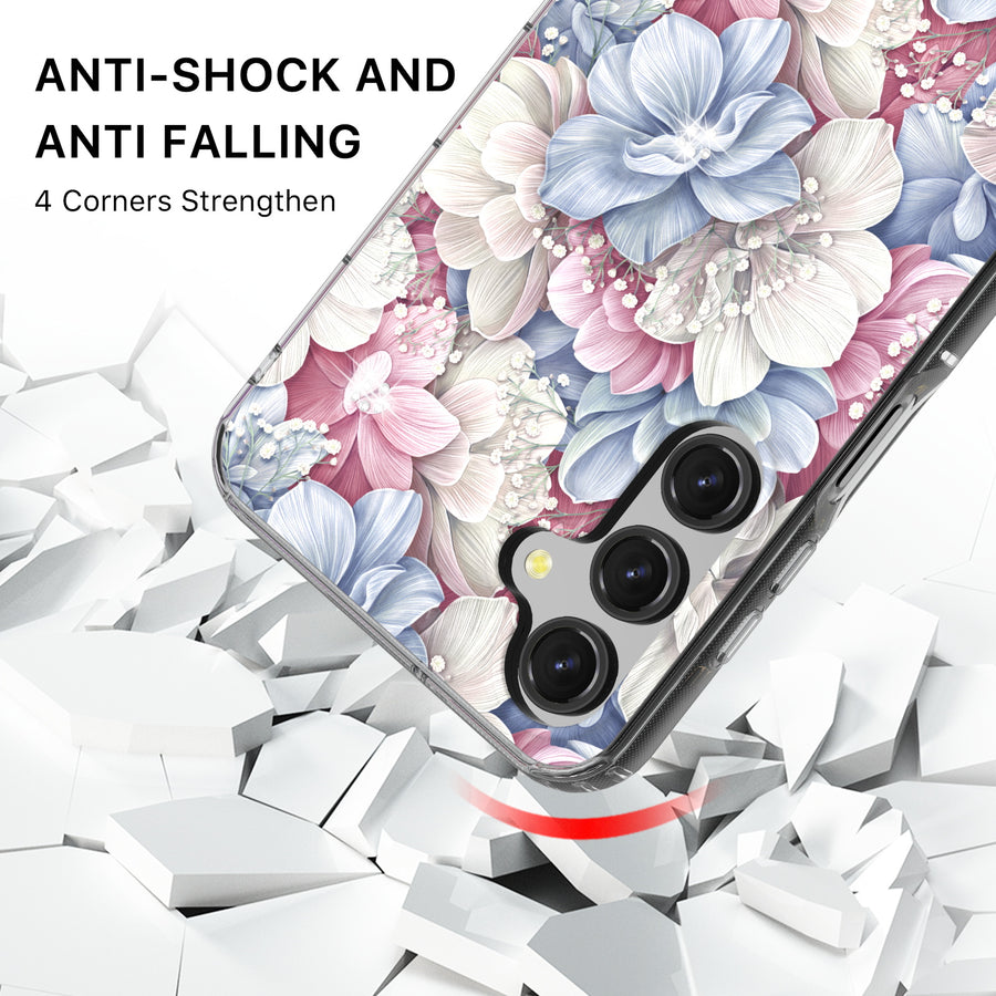 MyBat Pro Mood Series Case (with Diamonds) for Samsung Galaxy A16 5G - Floral Gems - RSA165GCSFSSD156-3.jpg