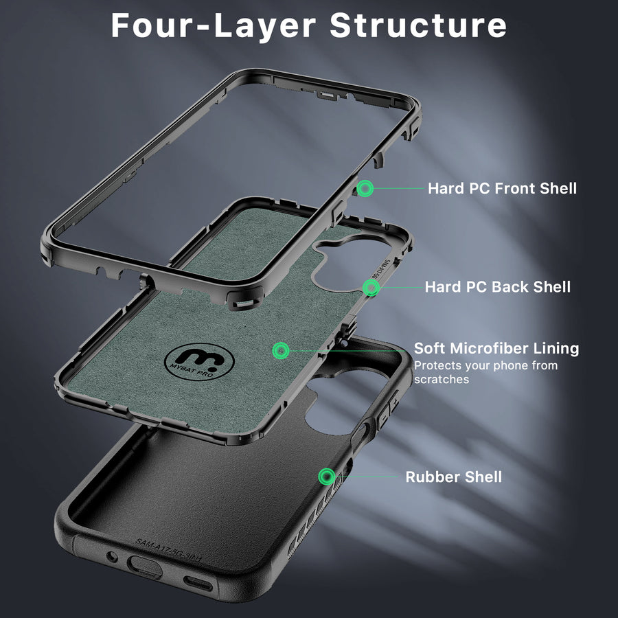 MyBat Pro Maverick Series Case w/ Holster for Samsung Galaxy A17 5G - Black - RSA175GCS3NXS001-3.jpg